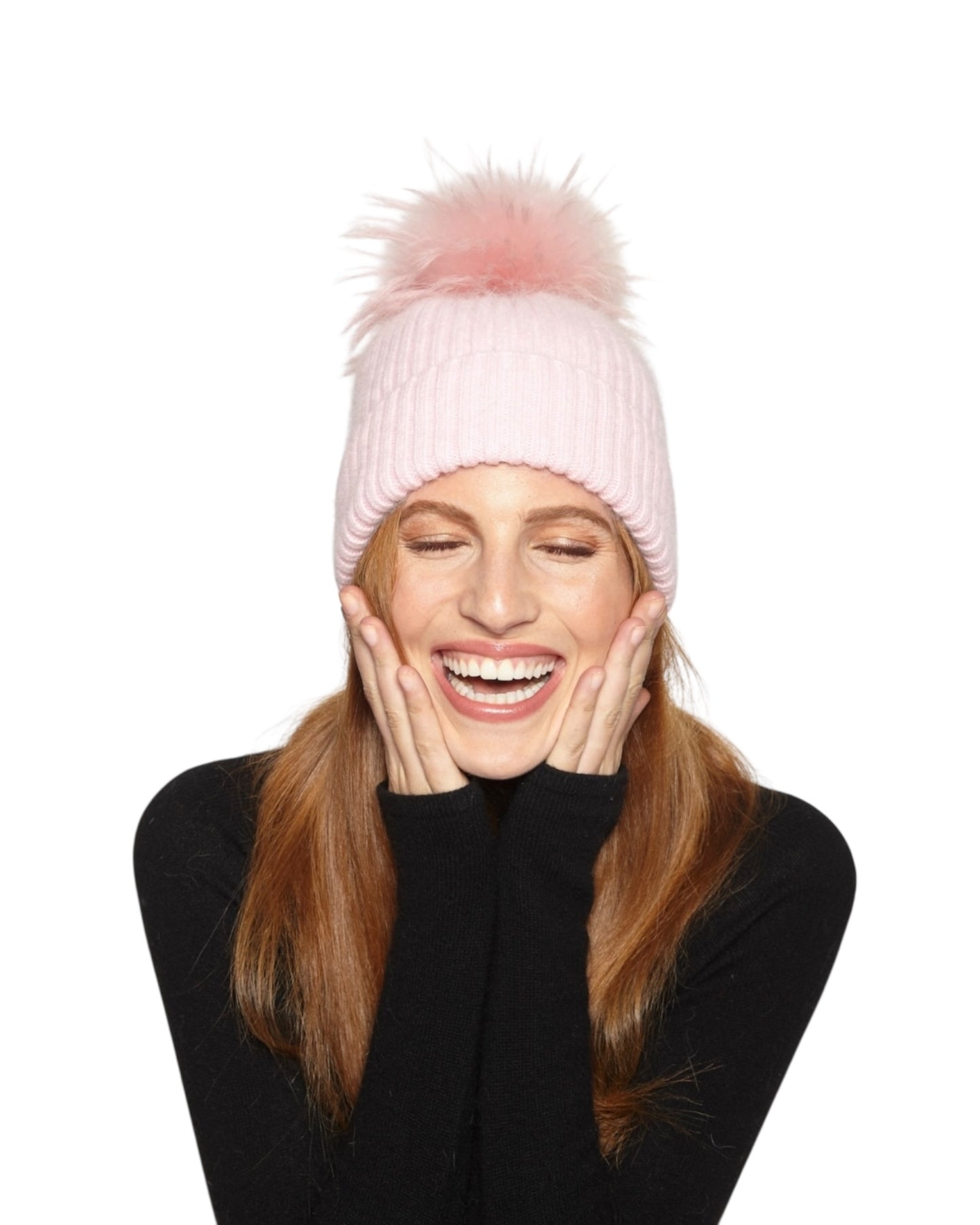 Linda Richards Wool Knit Fur Hat