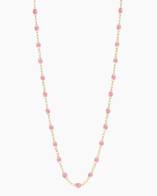 Classic Gigi Necklace Fuschia 16.5"
