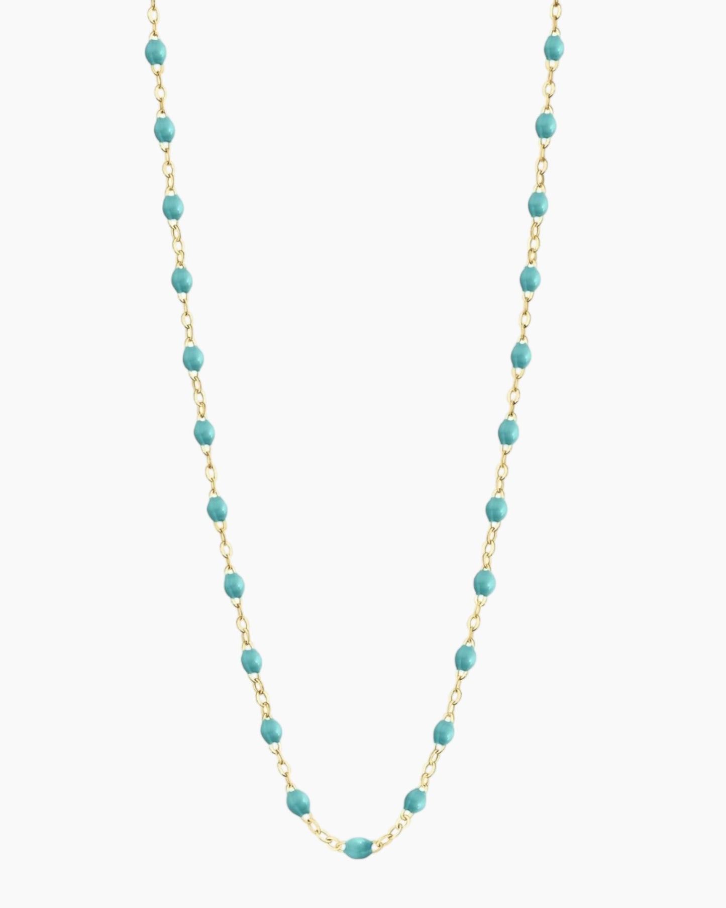 Classic Gigi Necklace Turquoise Green 16.5"