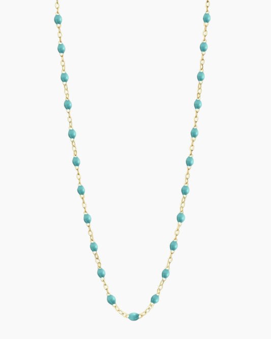 Classic Gigi Necklace Turquoise Green 16.5"