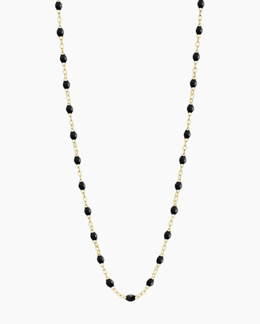 Classic Gigi Necklace Black 16.5"