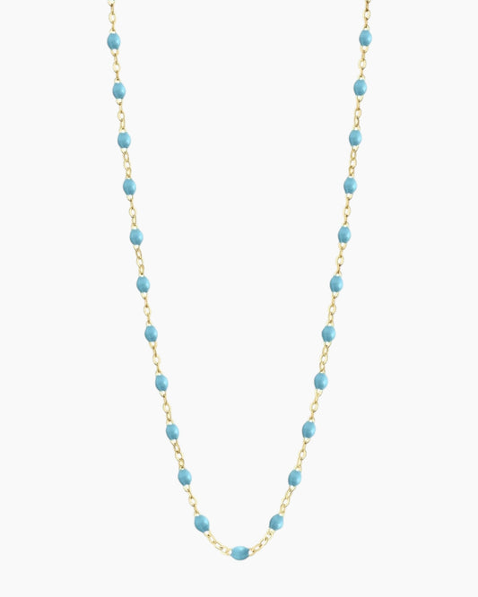 Classic Gigi Necklace Turquoise 16.5"