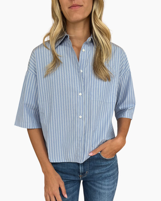 Citizens Frances Cropped Cape Button-Up