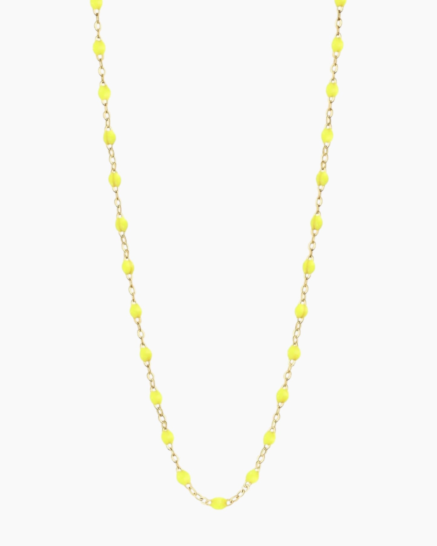 Classic Gigi Necklace Lime 16.5"