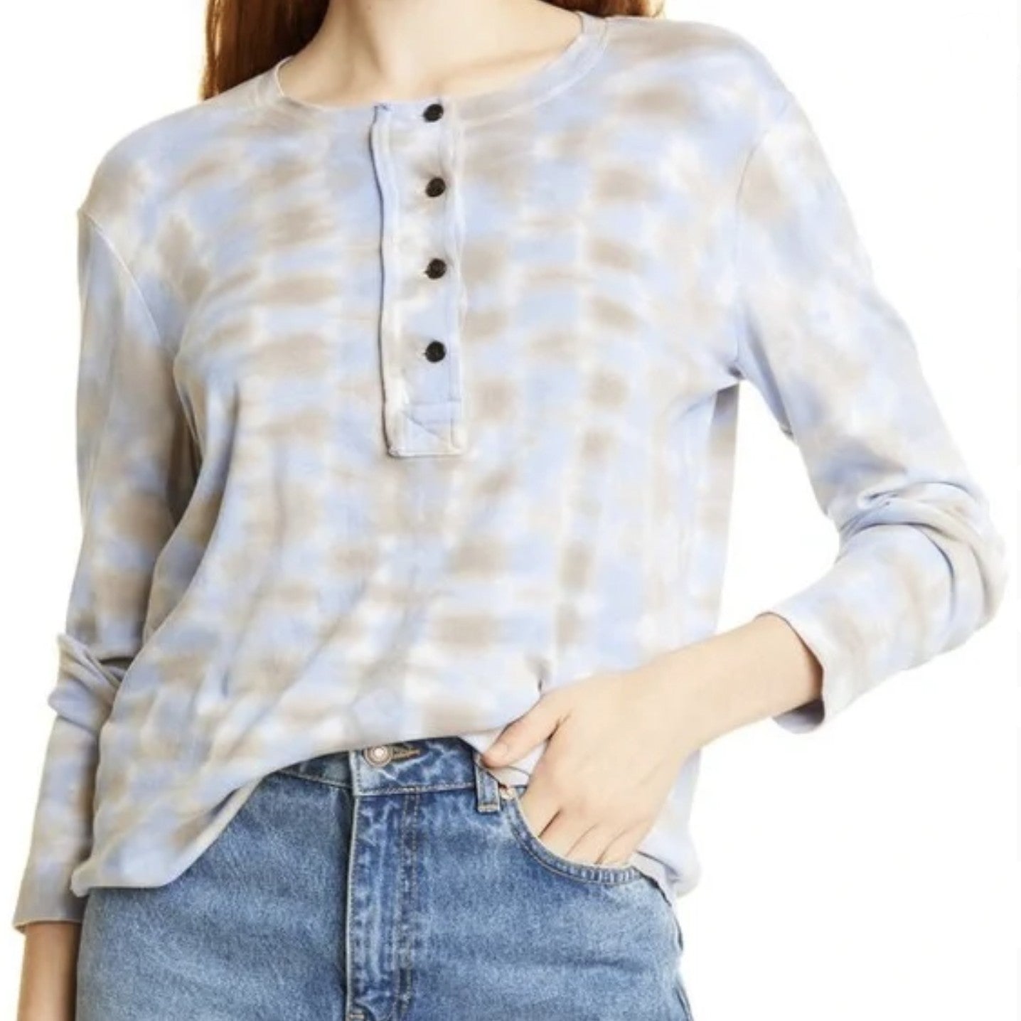 Raquel Allegra Bowie Henley Top
