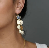 Marcia Moran Heather Mother of Pearl Earrings
