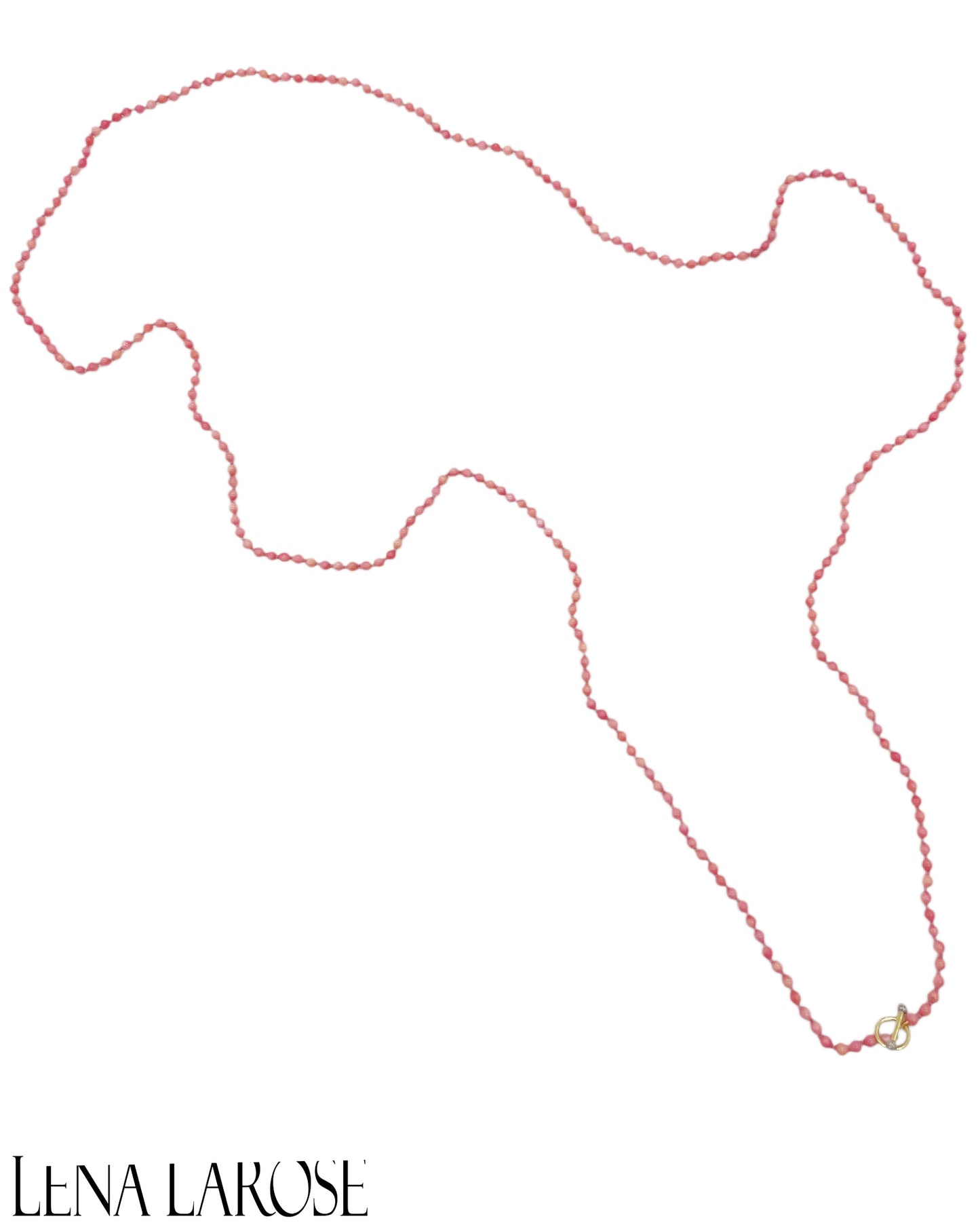 TRUNKSHOW The Woods Pink Coral Long Chain 53"