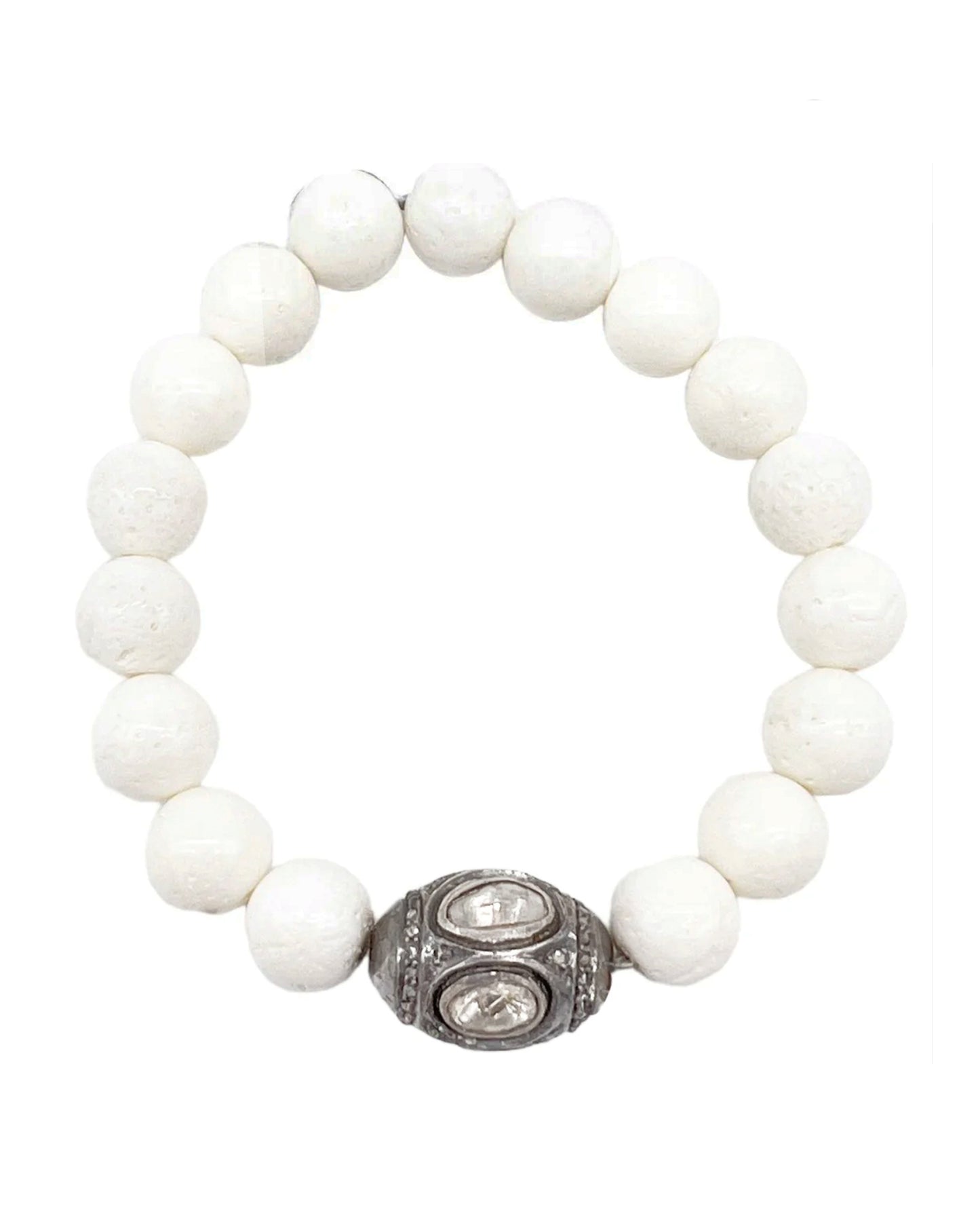 Sample Sale White Sponge Bracelet