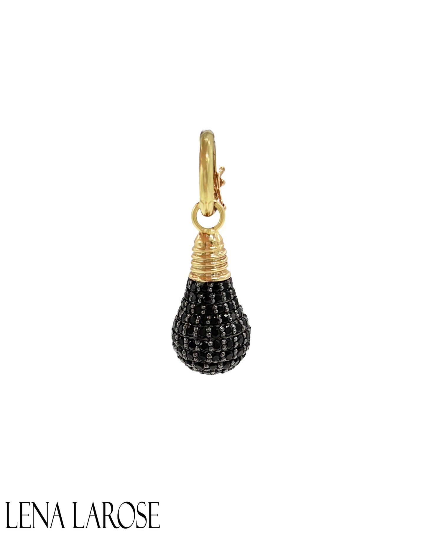 TRUNK-SHOW Royal Nomad Black Diamond Teardrop Pendant