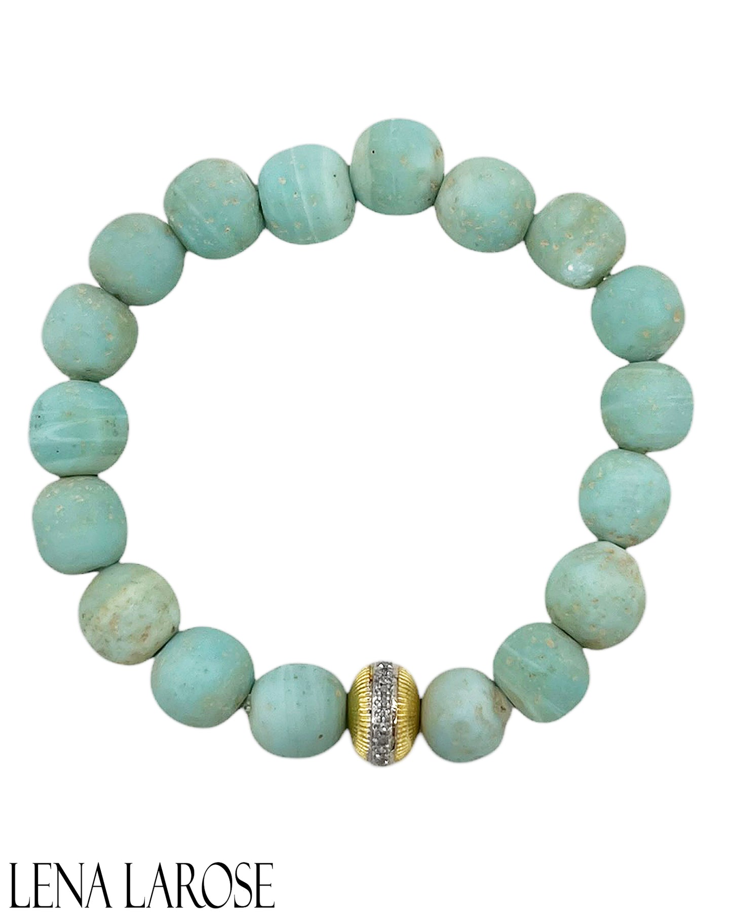 TRUNKSHOW The Woods Blue Lampwork Beaded Bracelet