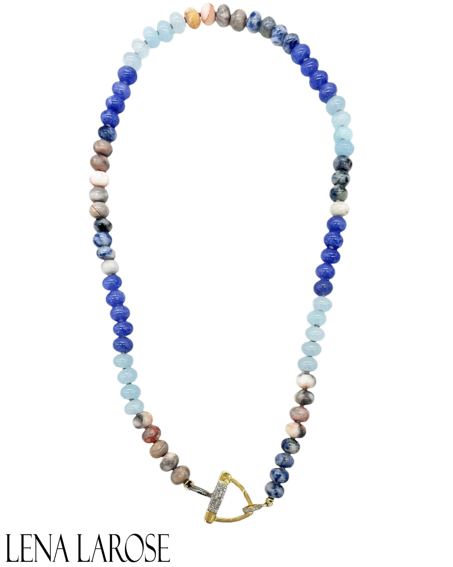 TRUNKSHOW The Woods Mixed Gemstone Chain 18"