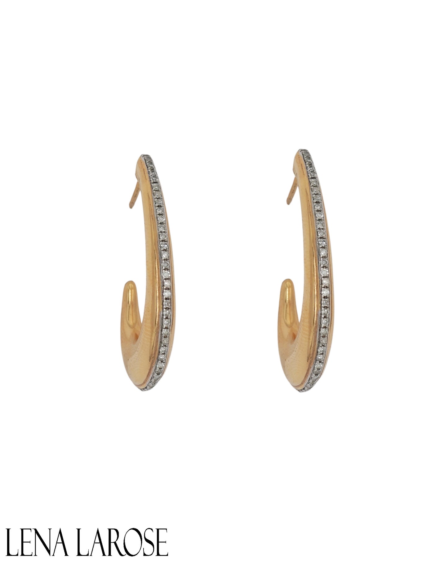 The Woods Fine Jewelry Brass Chunky Hoop