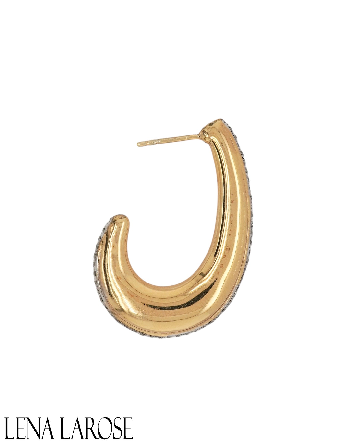 The Woods Fine Jewelry Brass Chunky Hoop