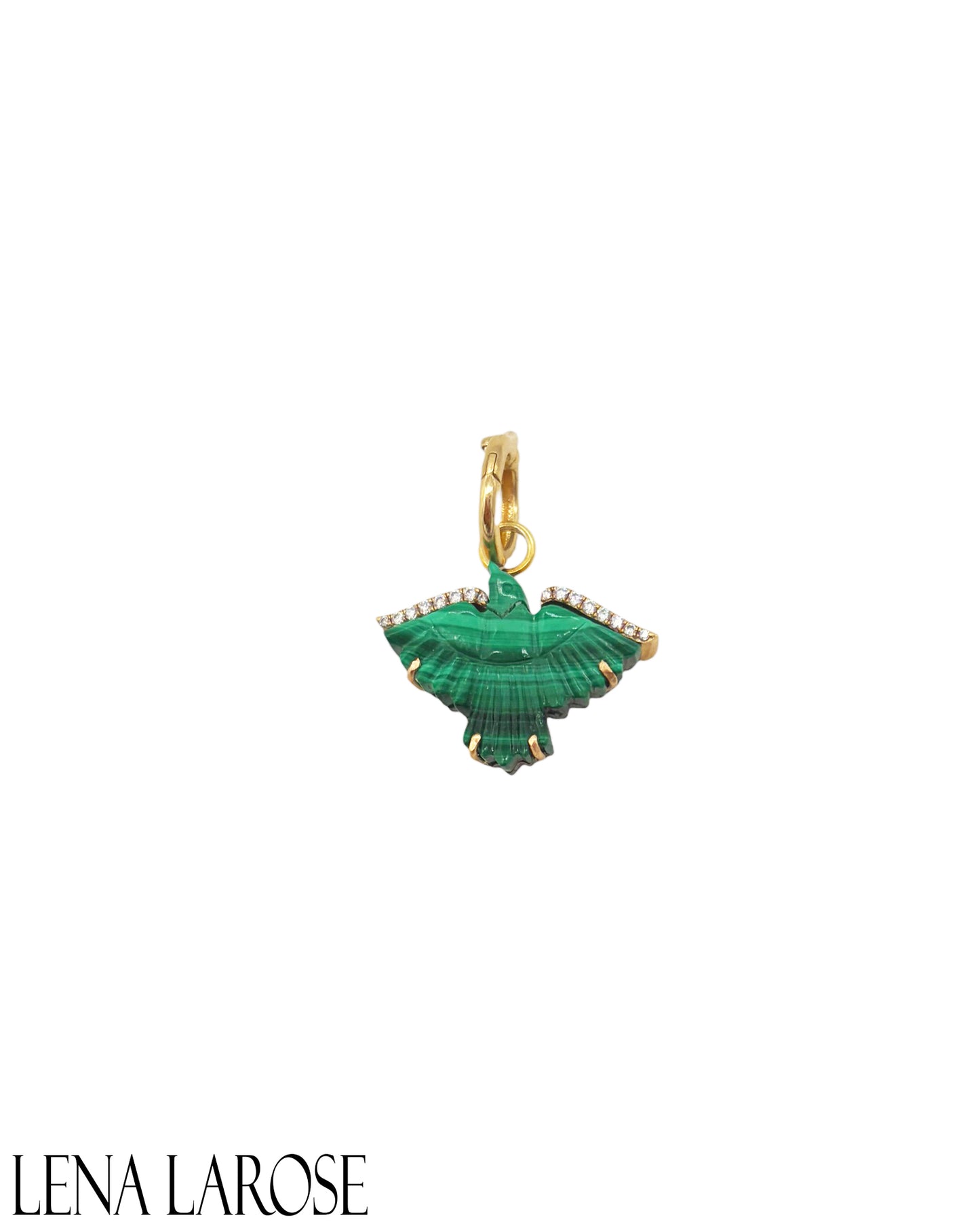 Royal Nomad Malachite Bird Pendant