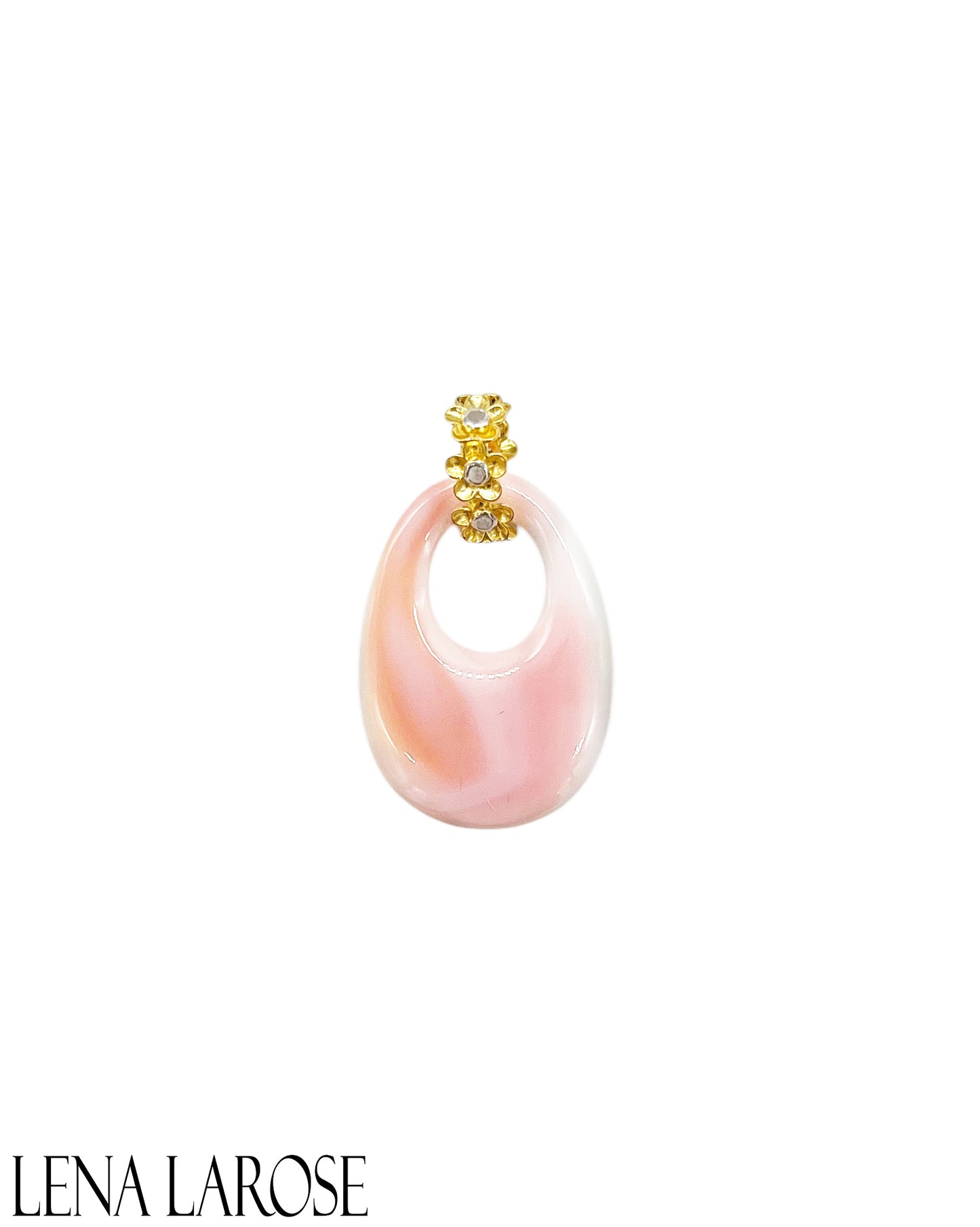 TRUNKSHOW The Woods Conch Shell Diamond Pendant