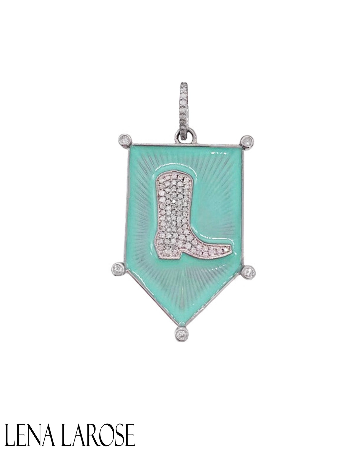 The Woods Fine Jewelry Boot Shield Pendant