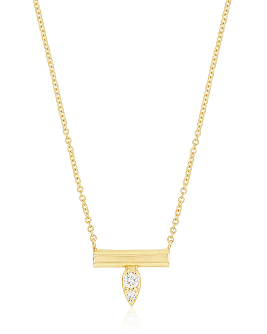 Vintage La Rose 14K Gold Drizzle Necklace