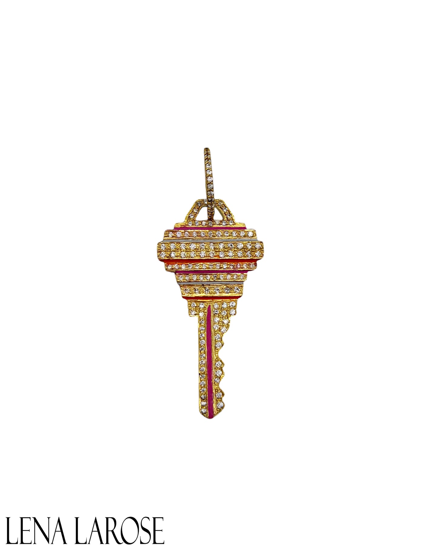 TRUNK-SHOW Royal Nomad Magenta Key Pendant