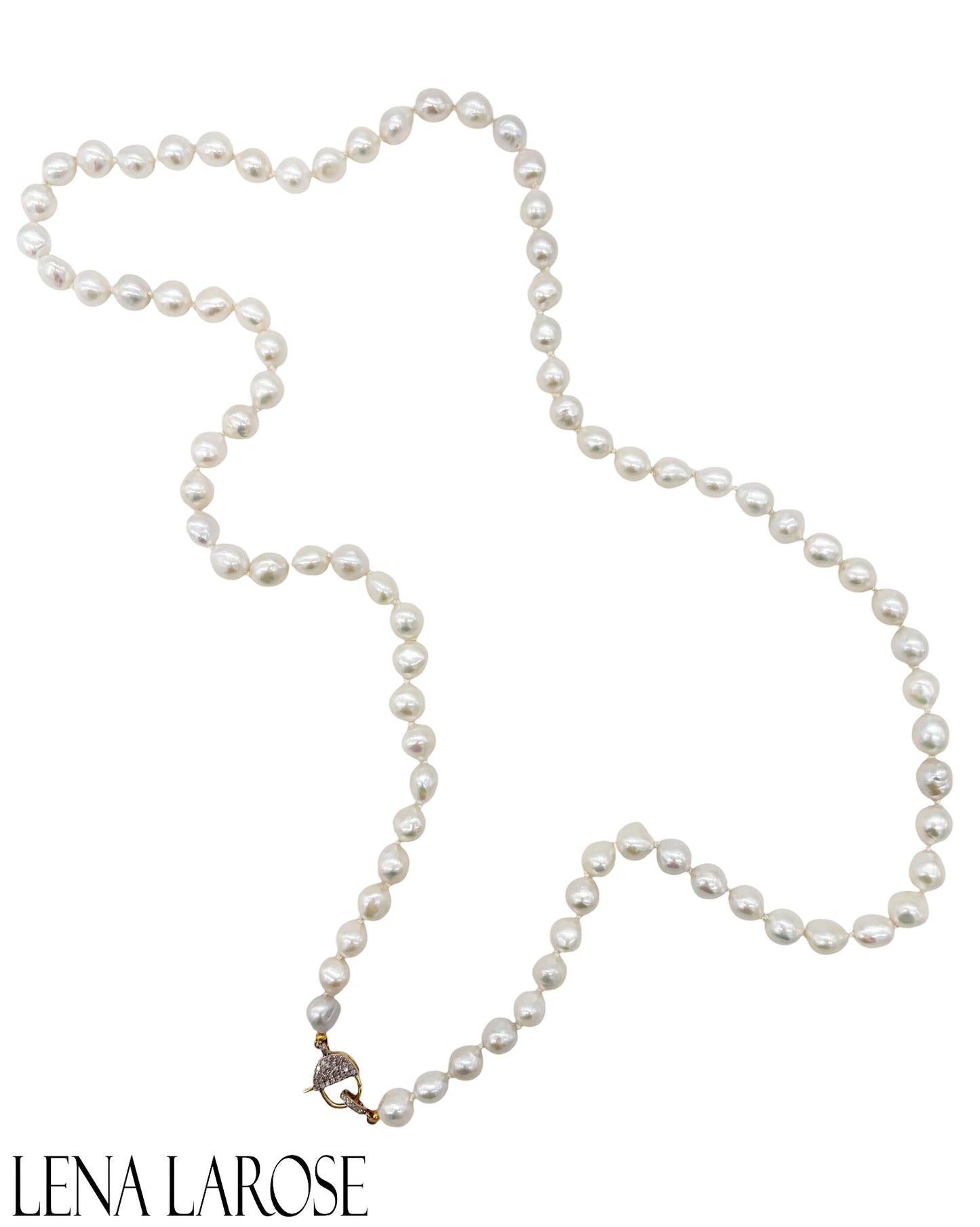 The Woods Long Freshwater Pearl Chain 34.5"