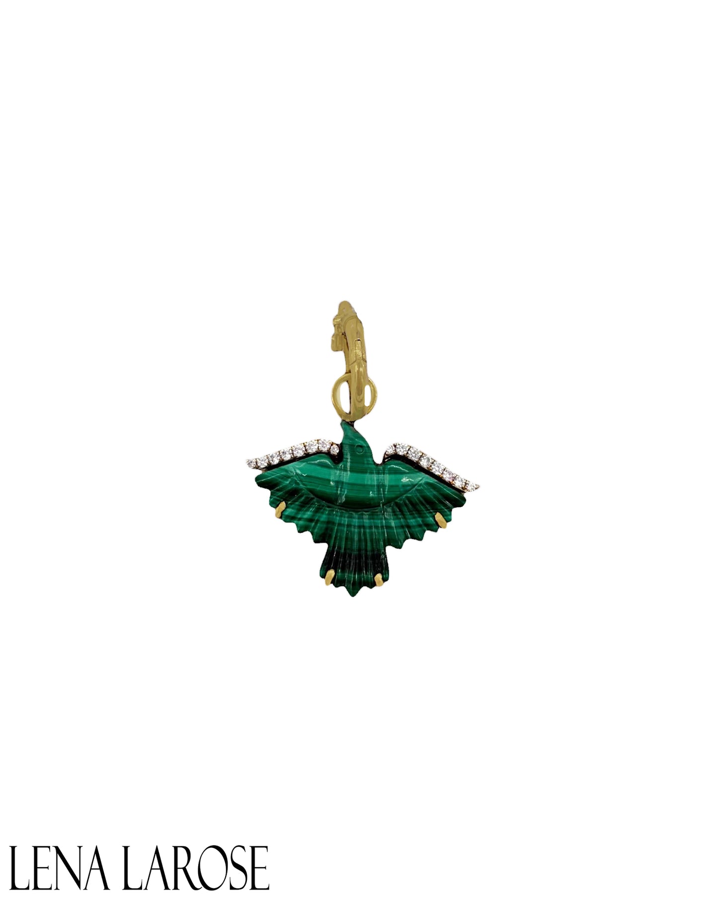 TRUNK-SHOW Royal Nomad Malachite Bird Pendant