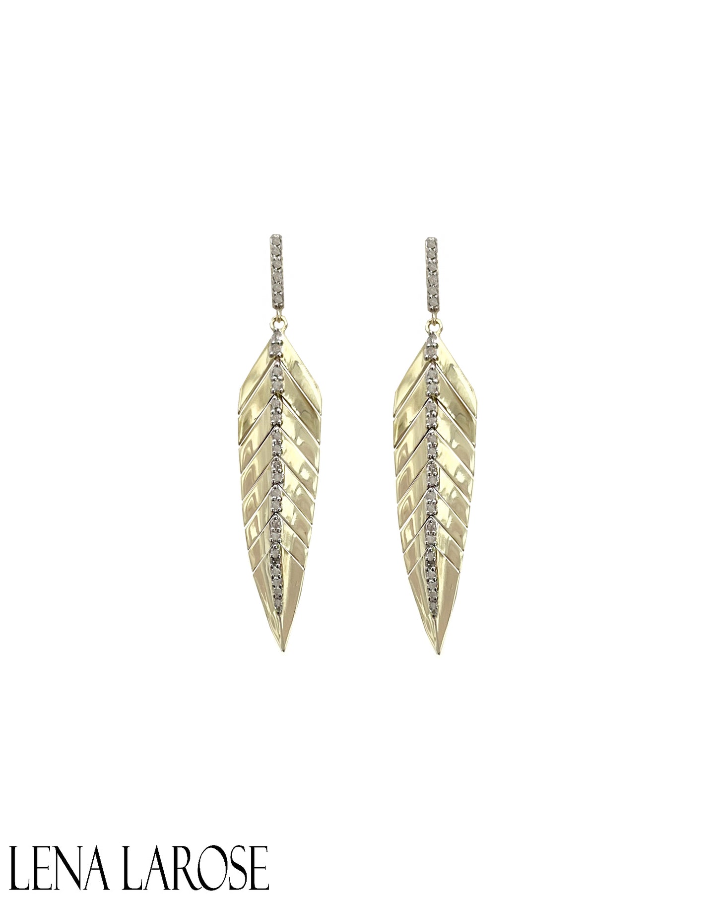 TRUNKSHOW The Woods Mini Feather Earrings