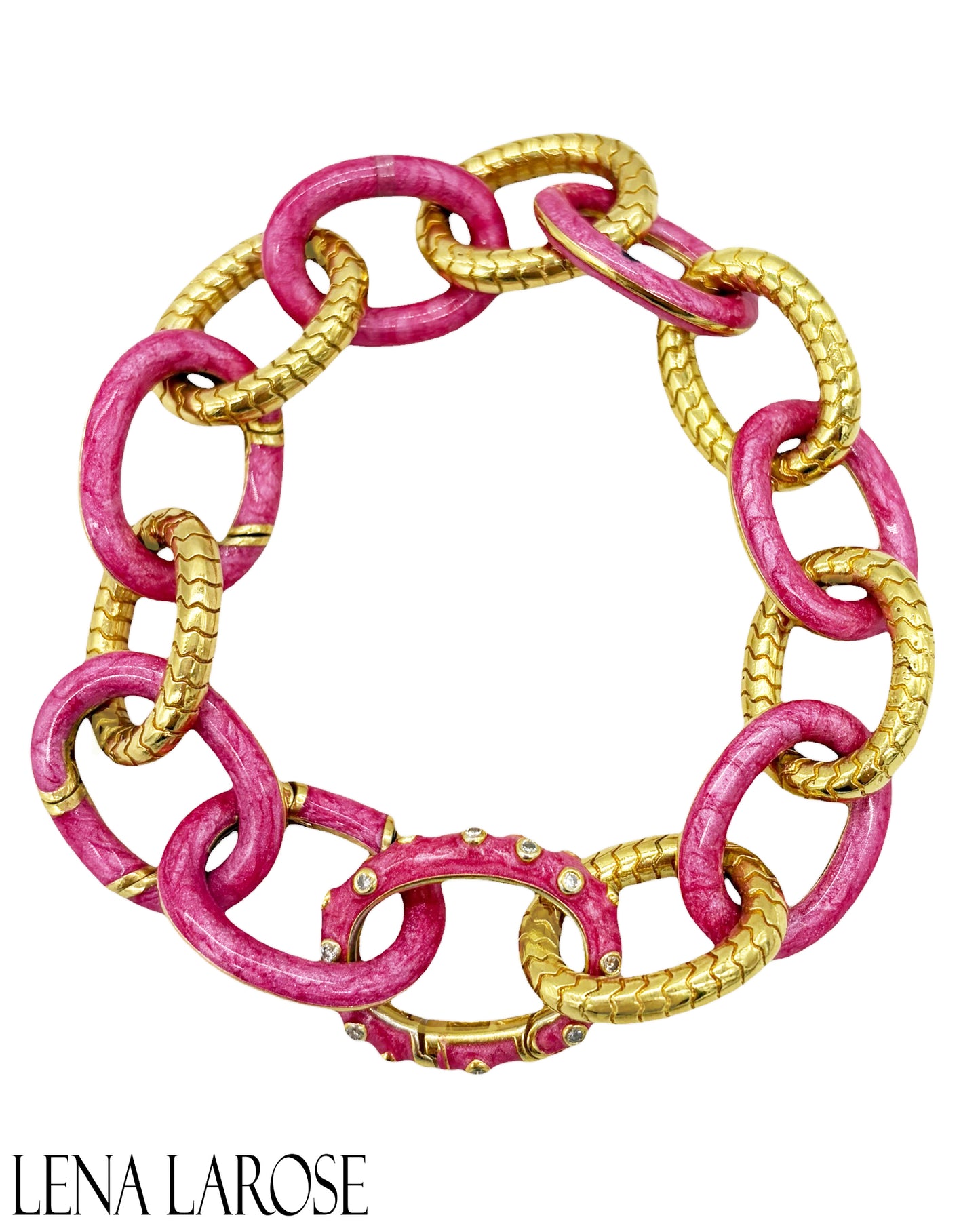 TRUNK-SHOW Royal Nomad Metallic Pink Mixed Bracelet