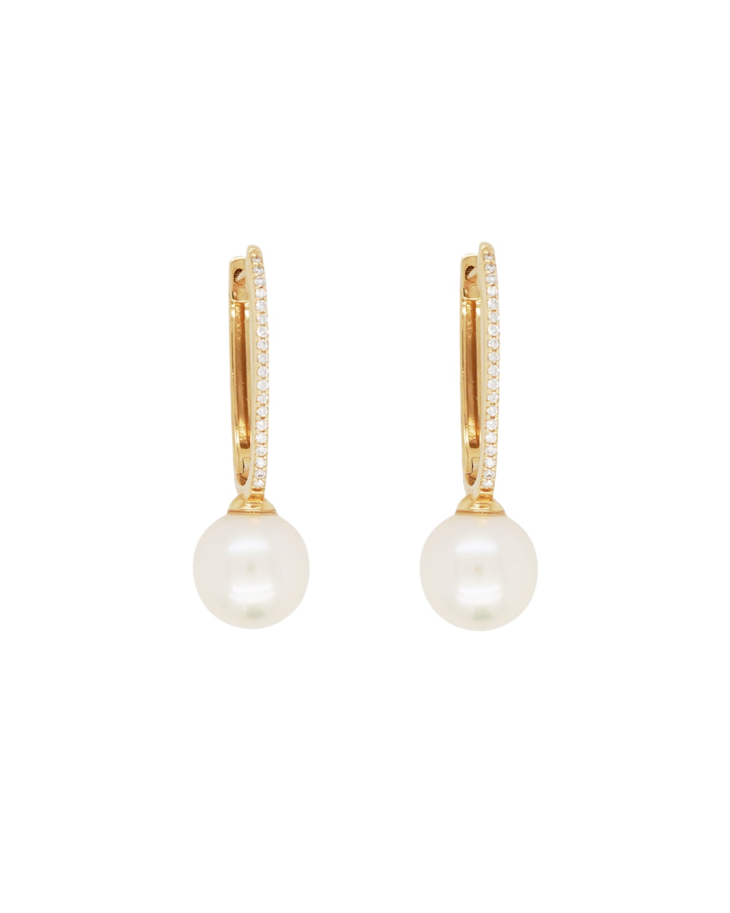 Vintage La Rose 14K Pearl Drop Earring