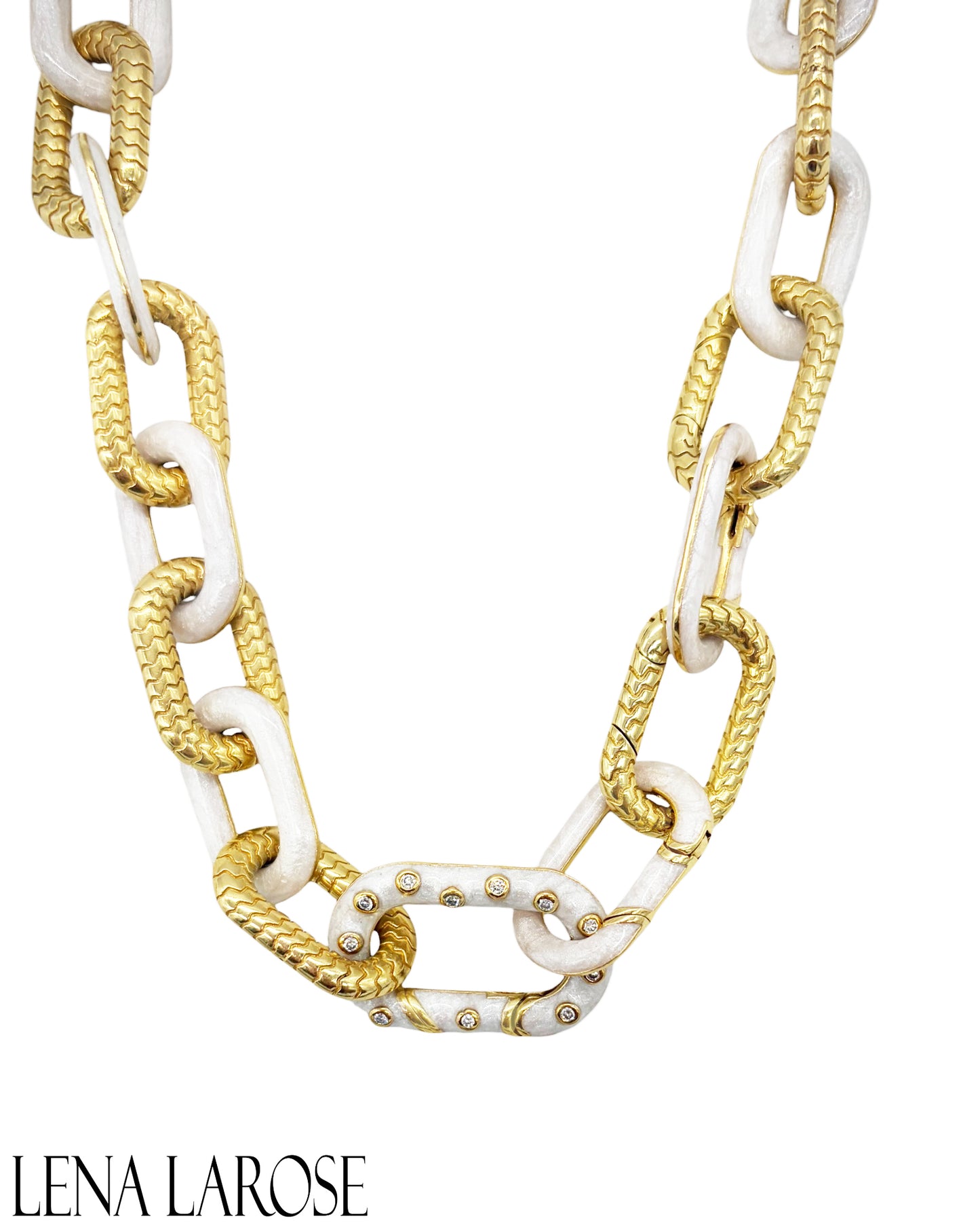 TRUNK-SHOW Royal Nomad Elizabeth Chain Mixed Metallic Pearl