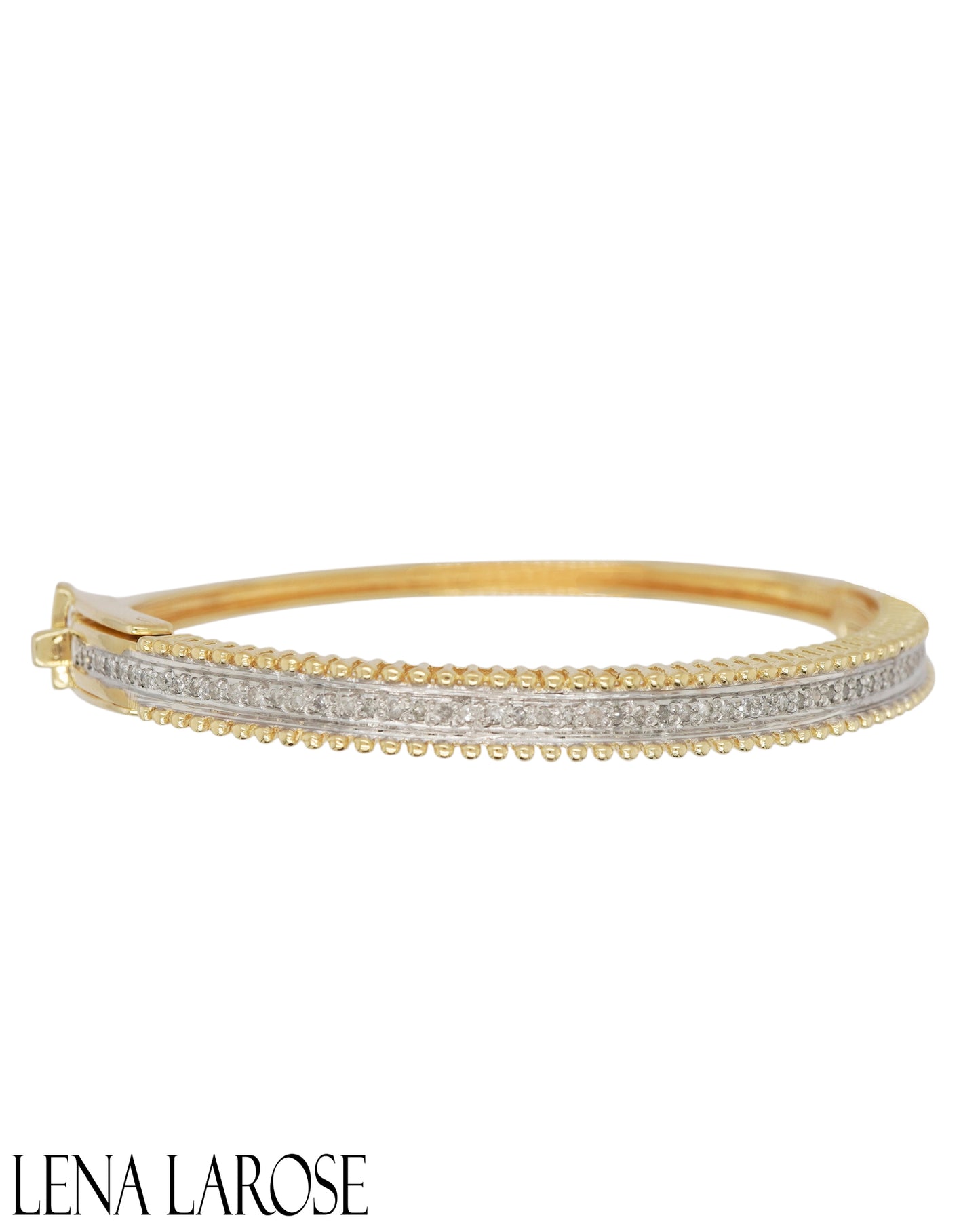 TRUNKSHOW The Woods Single Row Pave Caviar Bangle