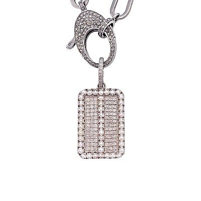 TRUNKSHOW The Woods Fine Jewelry Silver Tag Pendant