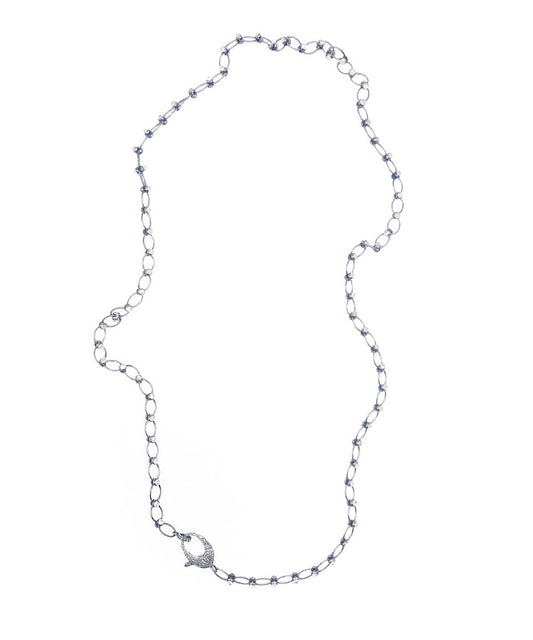 Sample Sale Moonstone Long Chain, 34"