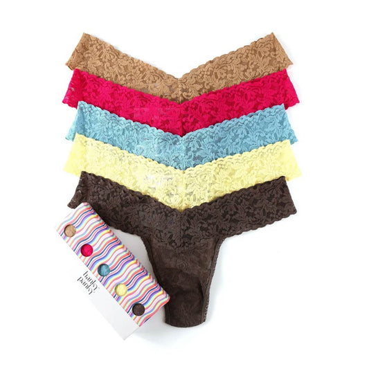 Hanky Panky 5 Pack Low Rise Thong