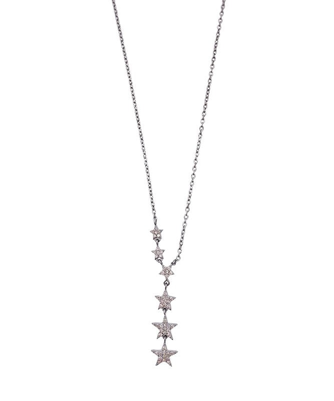 Vintage La Rose Star Drop Necklace