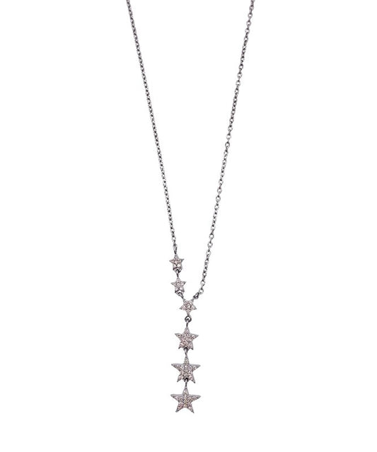 Vintage La Rose Star Drop Necklace