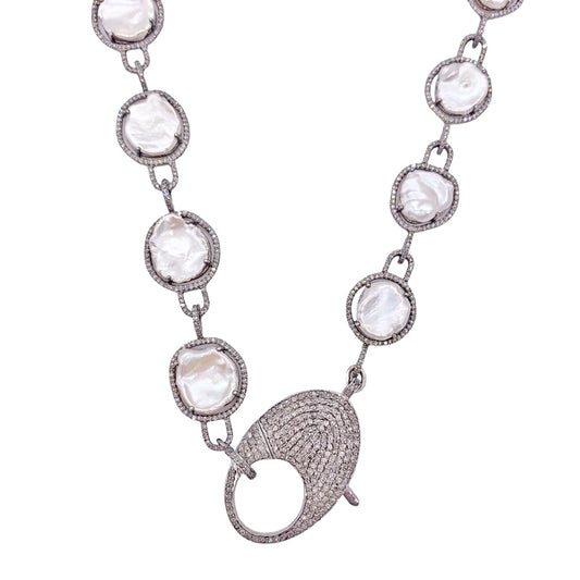 The Woods Freshwater Pearl Coin Necklace