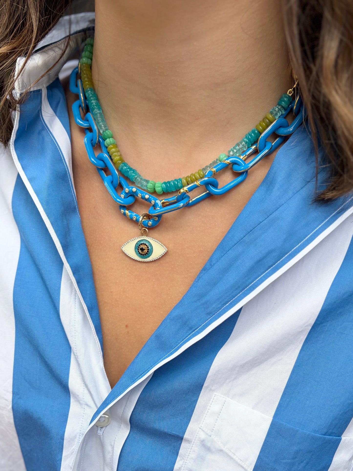 Royal Nomad Chrysoprase Mixed Chain