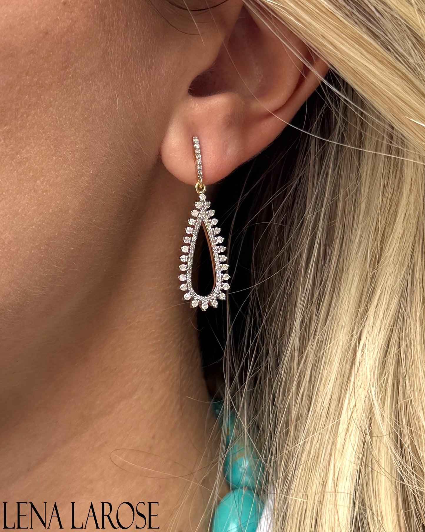 TRUNKSHOW The Woods Fine Jewelry Small Spike Tear Drop