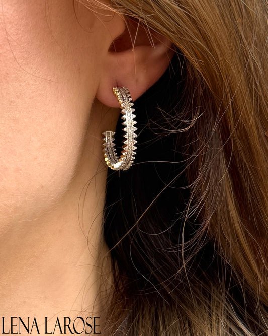 TRUNKSHOW The Woods Fine Jewelry Spike Hoops