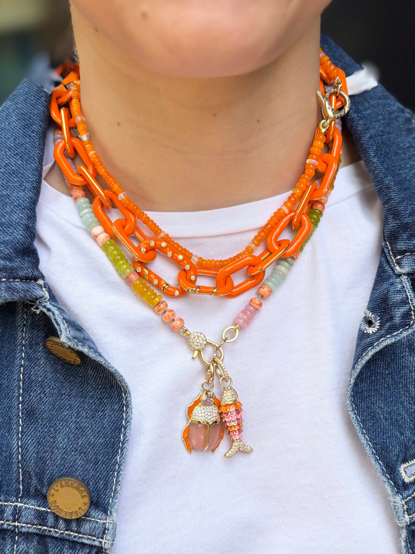 TRUNK-SHOW Royal Nomad Spiney Oyster Quartz Chain