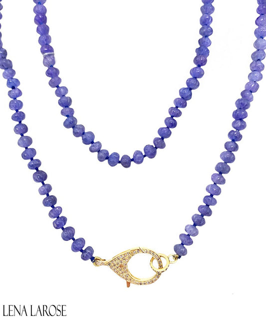 The Woods Fine Jewelry Long Tanzanite Chain, 32"