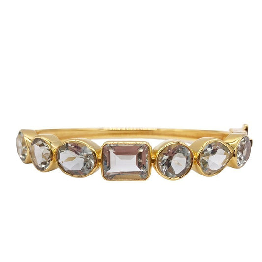 The Woods Fine Jewelry Green Amethyst Bangle