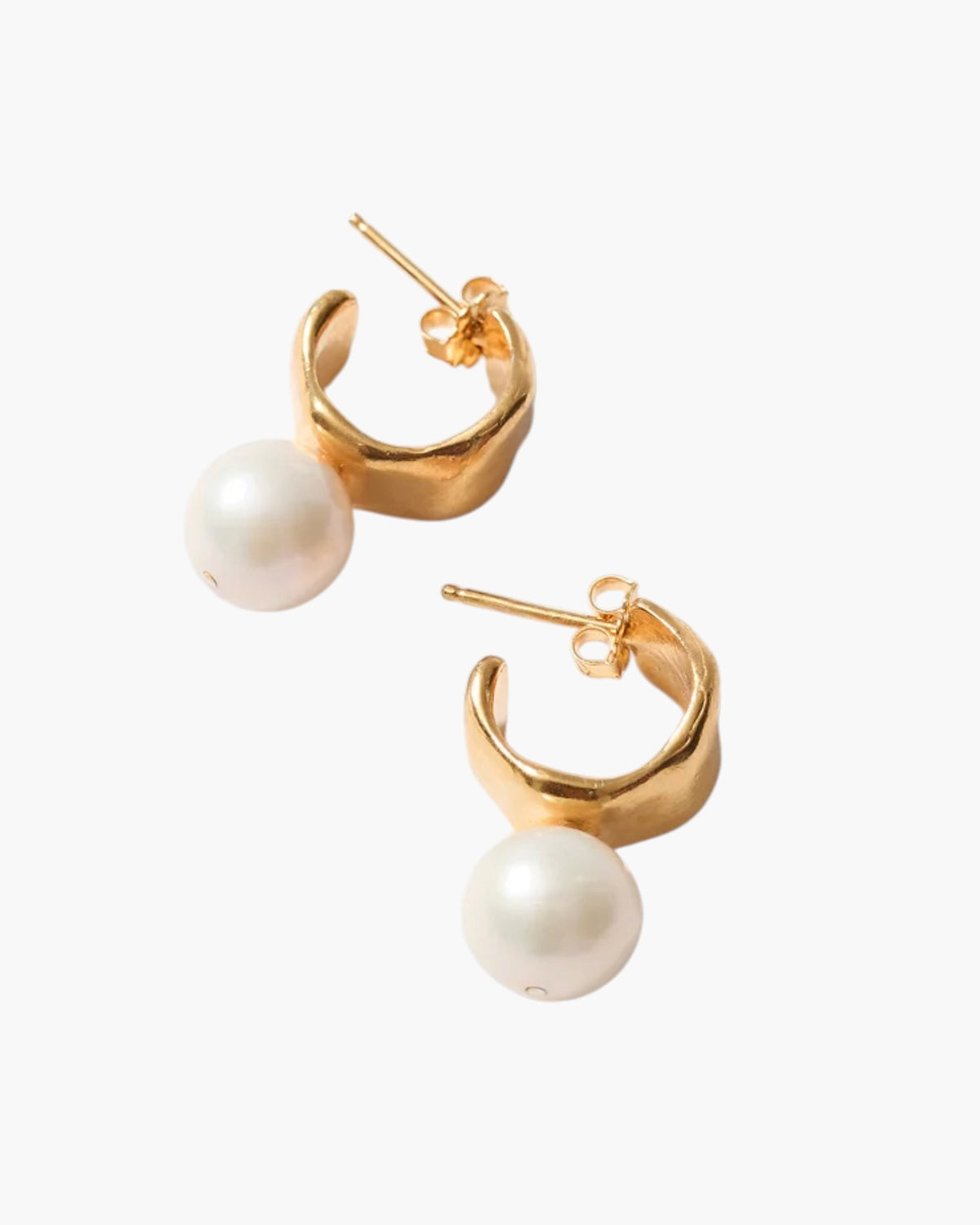 Chan Luu White Pearl Earrings