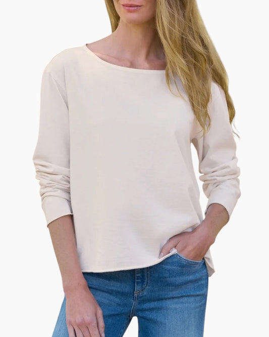 Frank & Elieen Ella Boatneck Long-Sleeve