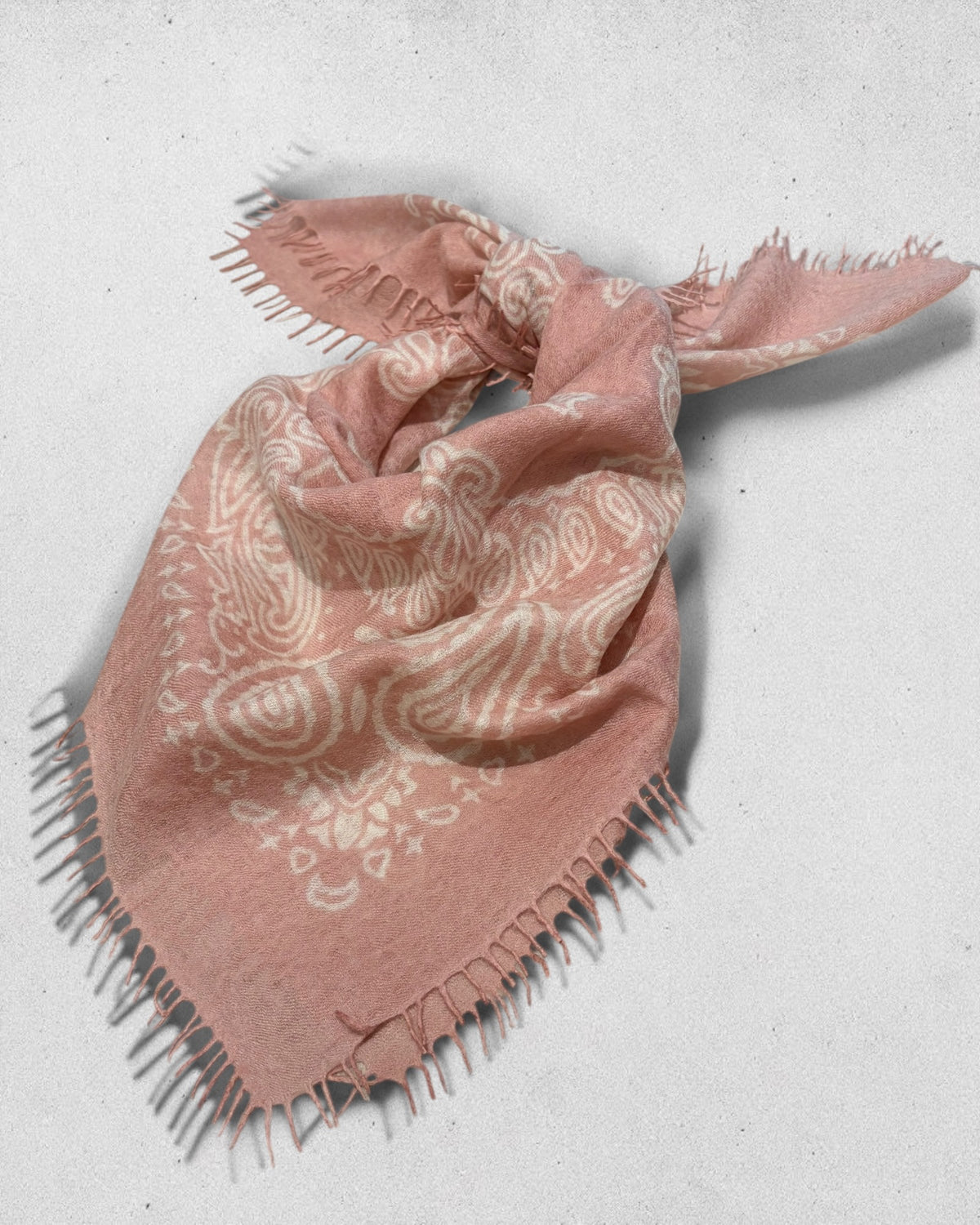 Kas Cashmere Bandana Scarf Lotus