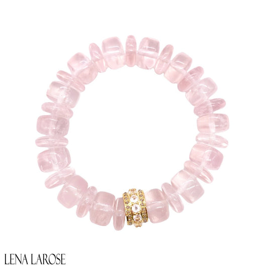 The Woods Fine Jewelry Rose Quartz Bead Bracelet