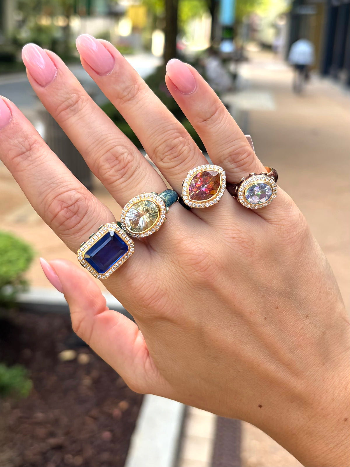 Royal Nomad Metallic Chocolate Diamond Ring