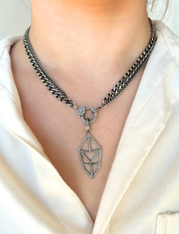 Sample Sale Geometric Pendant