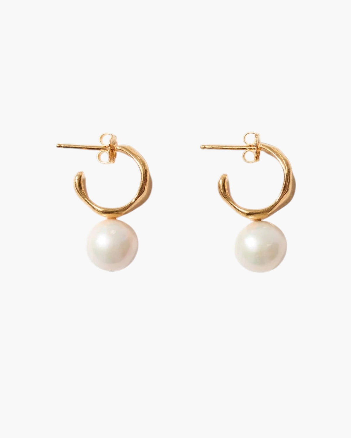 Chan Luu White Pearl Earrings