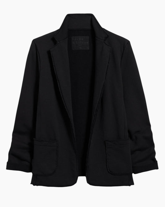 Frank & Eileen Dublin Sweatshirt Blazer Black