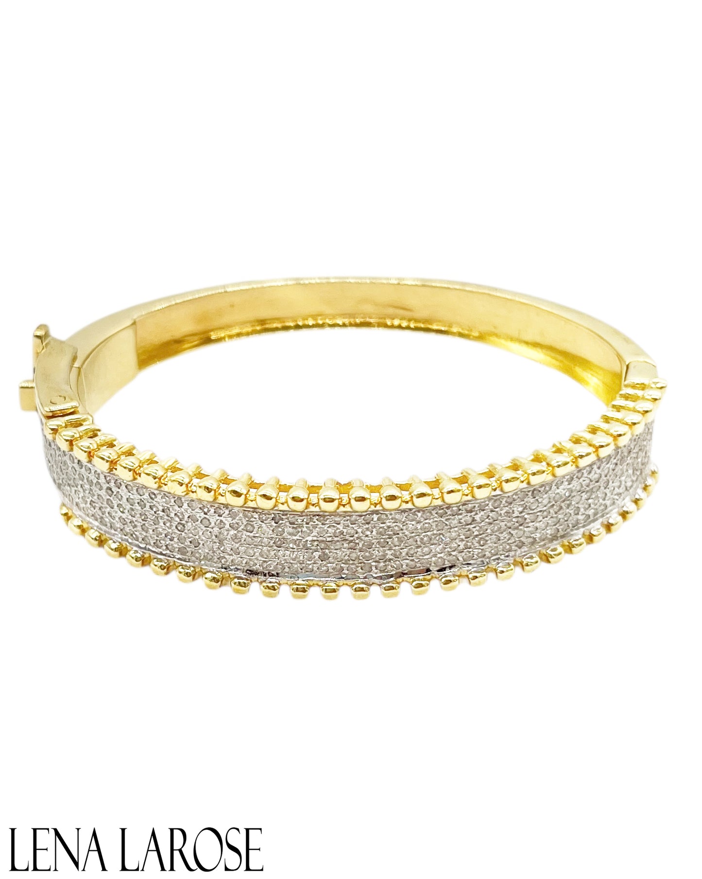 The Woods Five Row Caviar Diamond Bangle
